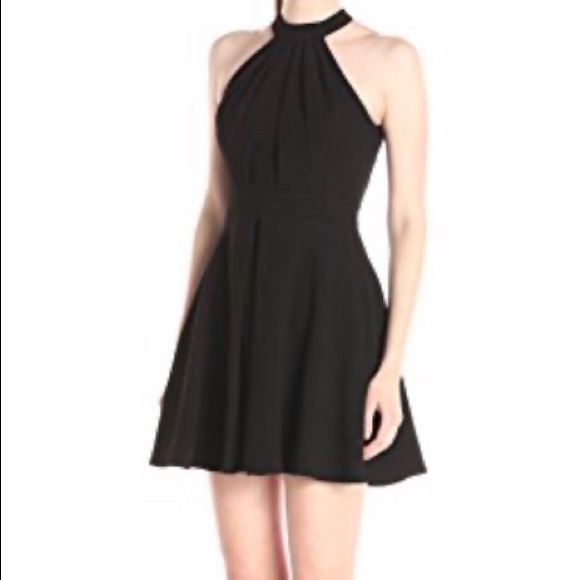 Express halter dress black - Picture 2 of 8